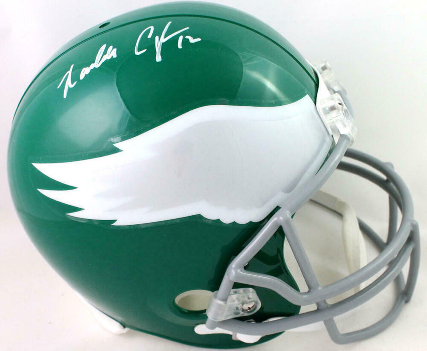 Randall Cunningham Philadelphia Eagles Signed Full-sized Eagles 74-95 TB Helmet (BAS COA)