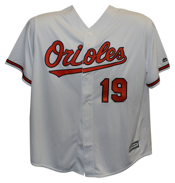 Chris Davis Baltimore Orioles Signed Majestic White XL Jersey (JSA