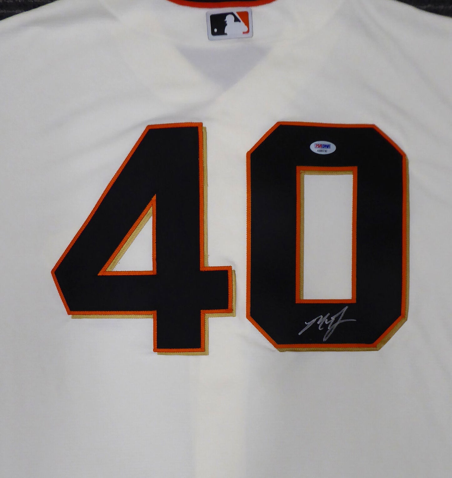 Madison Bumgarner San Francisco Giants Signed Cream Majestic Jersey XL 185699 (PSA COA)