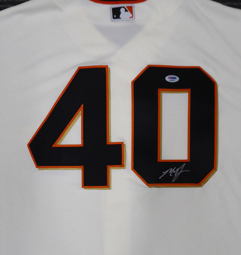 Madison Bumgarner San Francisco Giants Signed Cream Majestic Jersey XL 185699 (PSA COA)