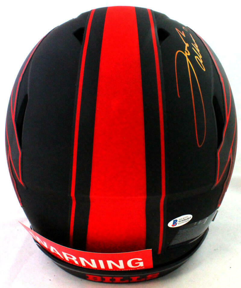 Josh Allen Buffalo Bills Signed F/S Eclipse Speed Authentic Helmet (BAS COA)