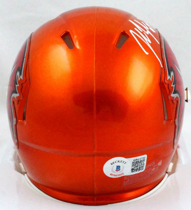 John Lynch Tampa Bay Buccaneers Signed Flash Mini Helmet (BAS COA)