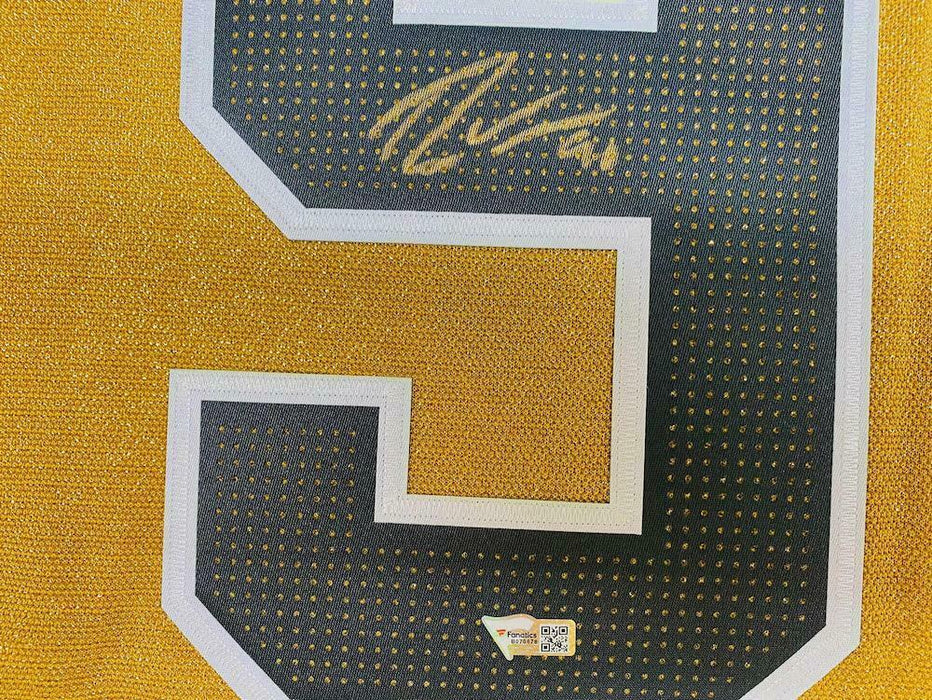 Robin Lehner Las Vegas Golden Knights Signed Authentic Adidas Gold Alternate Jersey (FAN COA)