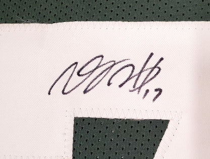 DAVANTE ADAMS GREEN BAY PACKERS AUTOGRAPHED SIGNED GREEN JERSEY QR 193782 (BAS COA)