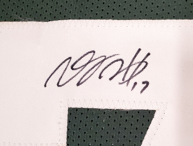 DAVANTE ADAMS GREEN BAY PACKERS AUTOGRAPHED SIGNED GREEN JERSEY QR 193782 (BAS COA)