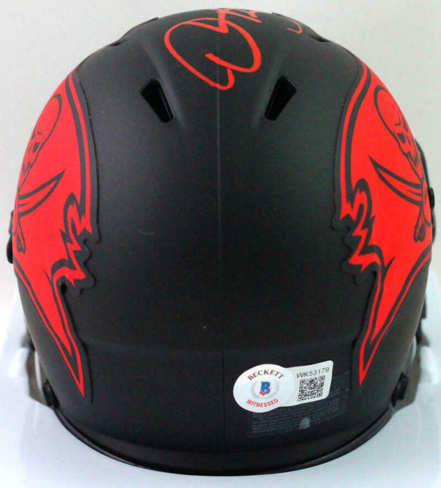 Derrick Brooks Tampa Bay Buccaneers Signed Buccaneers Eclipse Speed Mini Helmet *Red (BAS COA)