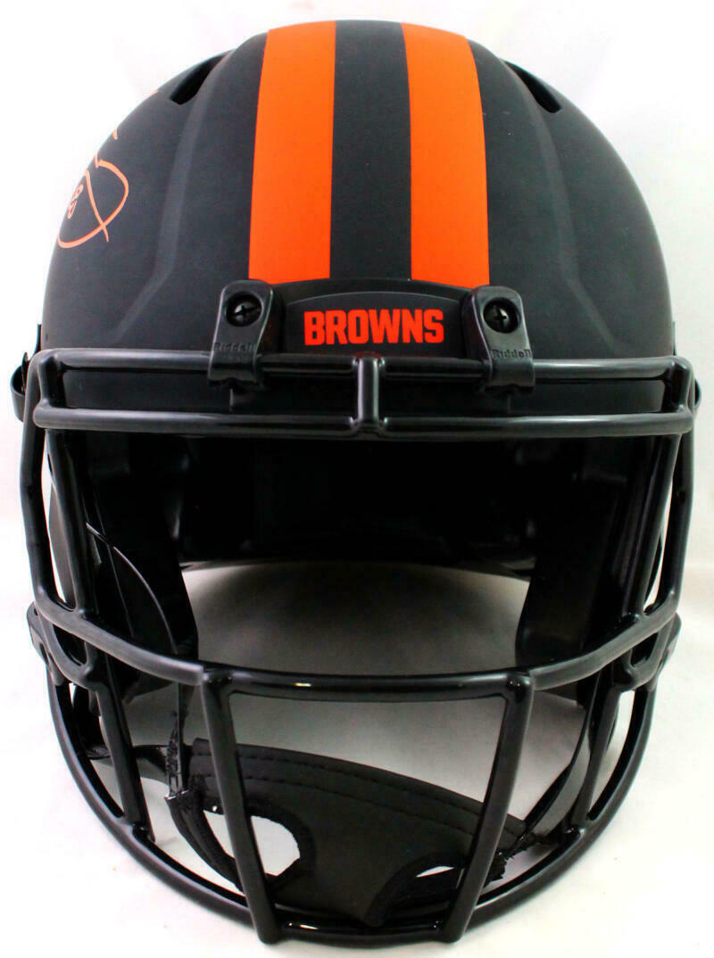 Jarvis Landry Cleveland Browns Signed FS Eclipse Speed Authentic Helmet W/ Insc (BAS COA)