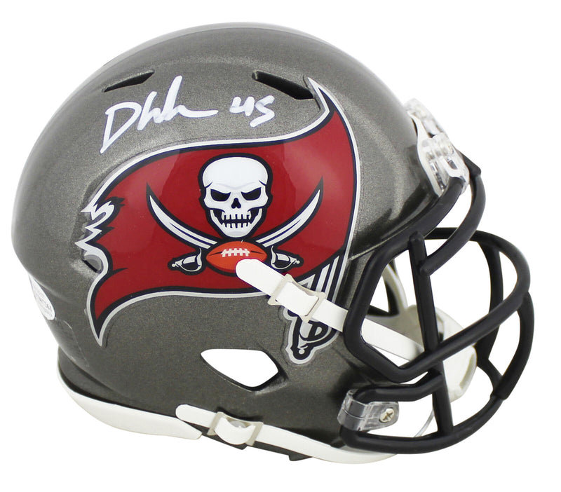 Devin White Tampa Bay Buccaneers Signed Speed Mini Helmet (BAS COA)