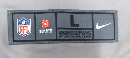 BARRY SANDERS DETROIT LIONS AUTOGRAPHED SIGNED GRAY NIKE JERSEY SIZE L 191118 (BAS COA)