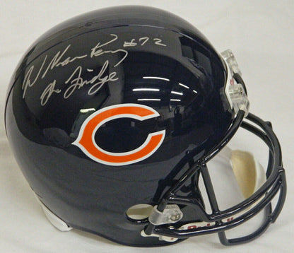 WILLIAM PERRY Chicago BEARS Signed Riddell Full-Size Helmet w/The Fridge (SS COA)