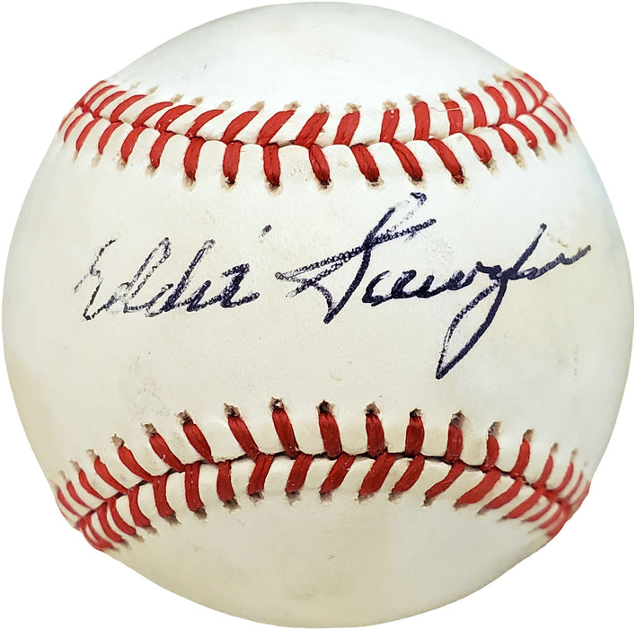 Eddie Sawyer Philadelphia Phillies Signed NL Baseball V68050 (BAS COA)