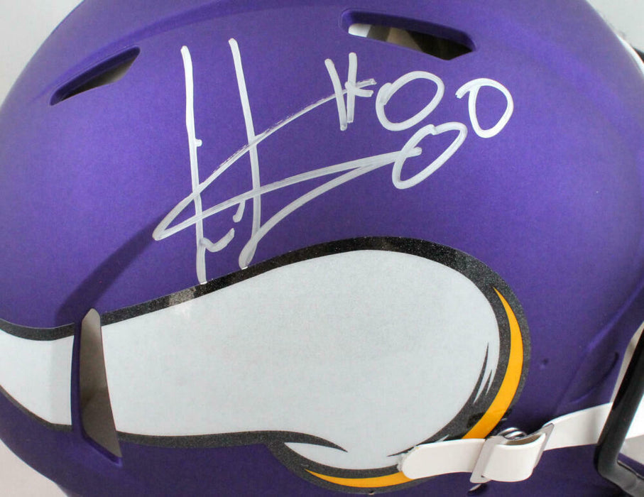 Cris Carter Minnesota Vikings Autographed Speed Authentic F/S Helmet- (JSA COA)