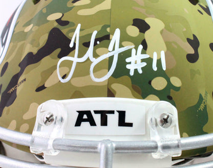 Julio Jones Atlanta Falcons Signed F/S Camo Authentic Helmet (BAS COA)