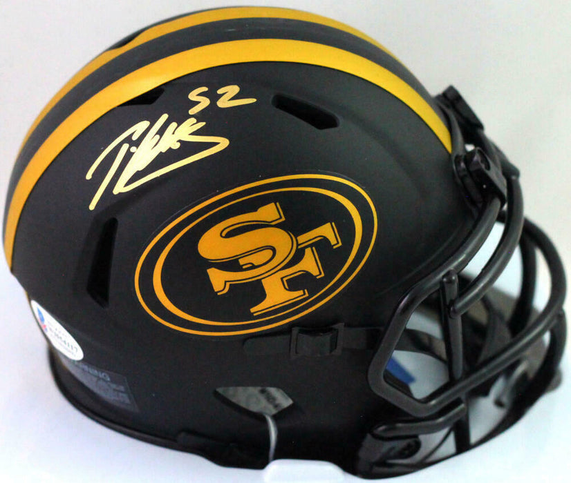 Patrick Willis San Francisco 49ers Signed SF 49ers Eclipse Speed Mini Helmet *Gold (BAS COA)