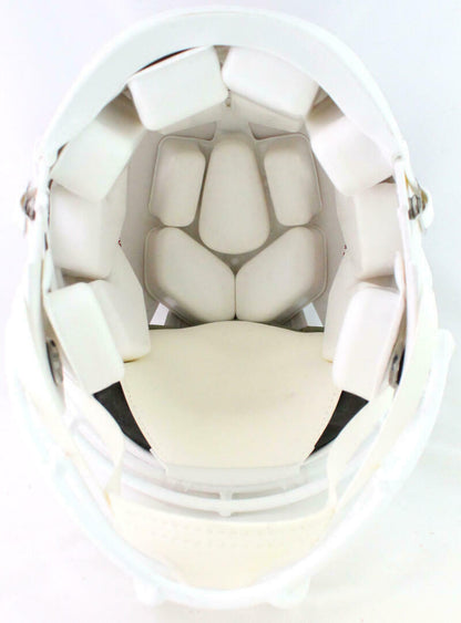 Drew Bledsoe New England Patriots Signed Patriots Full-sized White Speed Authentic Helmet (BAS COA)