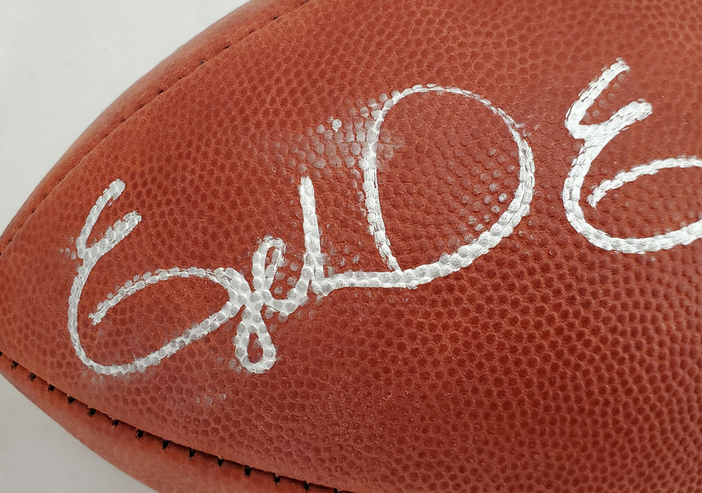 Ezekiel Elliot Autographed Dallas Cowboys Signed NFL Leather Football (BAS COA)