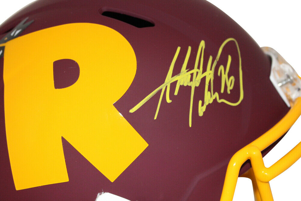 Adrian Peterson Washington Redskins Signed Washington Redskins AMP Helmet 27755 (BAS COA), , 