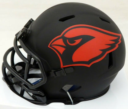DEANDRE HOPKINS ARIZONA CARDINALS SIGNED ECLIPSE BLACK MINI HELMET (BAS COA)