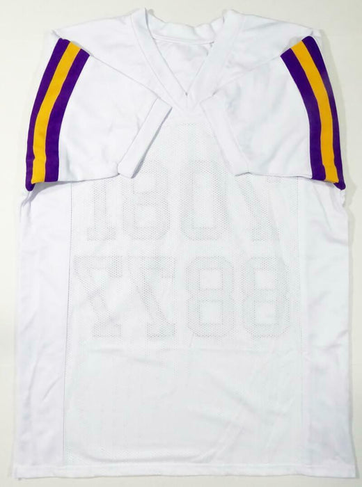 Purple People Eaters Minnesota Vikings Autographed White Pro Style Jersey - (JSA COA)