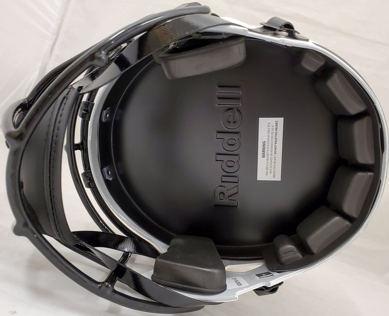 DAVANTE ADAMS GREEN BAY PACKERS AUTOGRAPHED LUNAR ECLIPSE FULL SIZE HELMET QR 193769 (BAS COA)