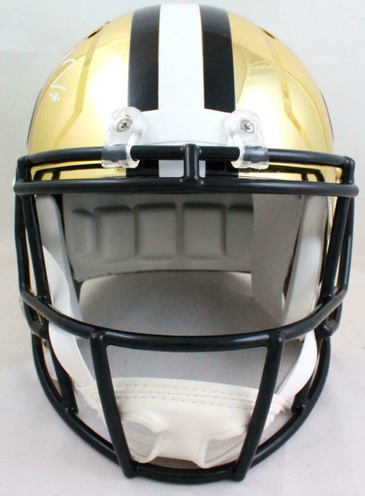 Michael Thomas New Orleans Saints Signed New Orleans Saints Chrome Full-sized Helmet (BAS COA)