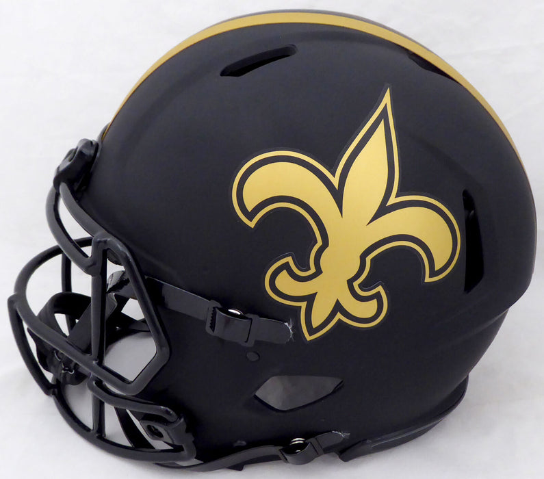 Alvin Kamara New Orleans Saints Signed Saints Eclipse Full-sized Helmet (Light) WJ58271 (BAS COA)