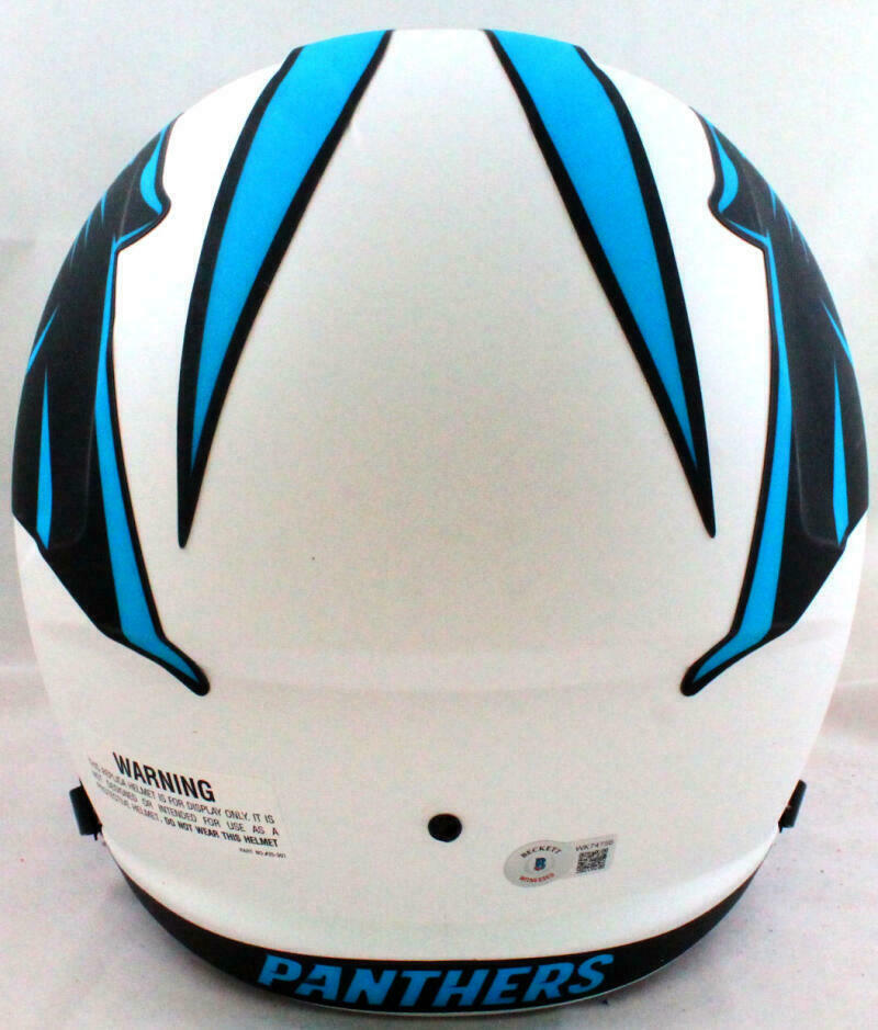 DJ Moore Carolina Panthers Signed Lunar Speed Helmet (BAS COA)