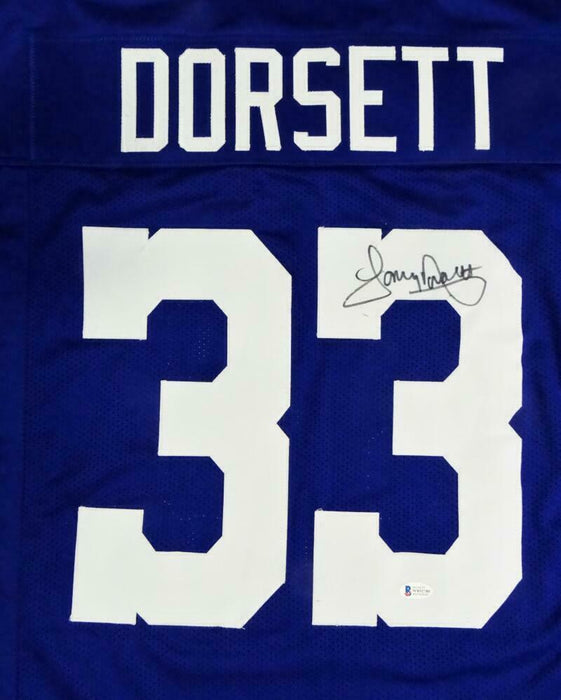 Tony Dorsett Autographed Dallas Cowboys Blue Pro Style Jersey - (BAS COA)