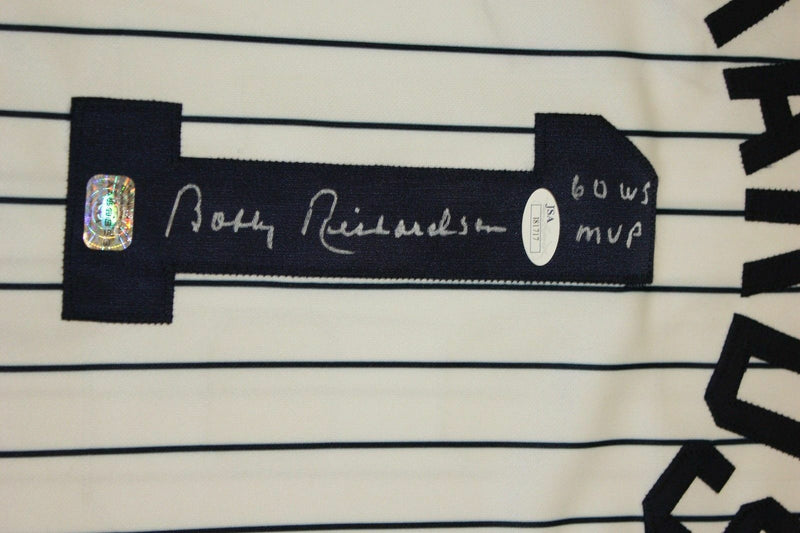 Bobby Richardson New York Yankees Signed P/S New York Yankees Jersey (JSA COA)