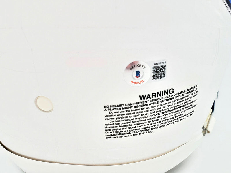 Eddie George Tennessee Titans Signed F/S Authentic Helmet 96 ROY 197132 (BAS COA)