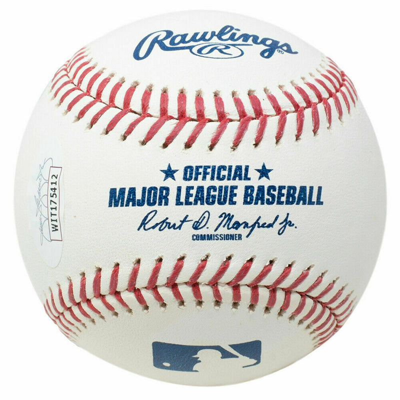 Andre Dawson Chicago Cubs Signed MLB Baseball HOF 2010 w/Case (JSA COA)