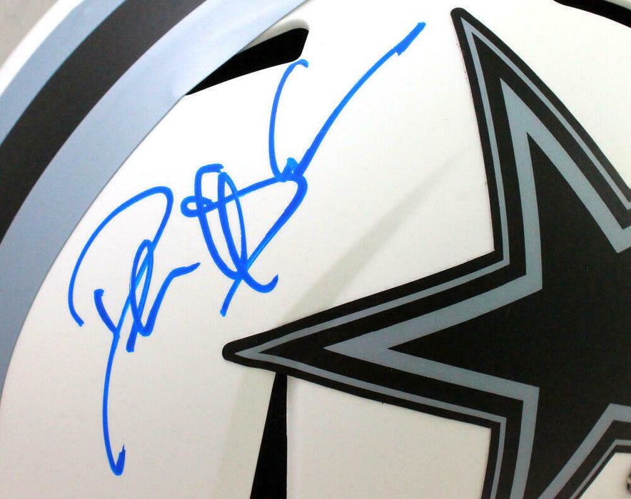 Deion Sanders Signed Dallas Cowboys Lunar Speed F/S Helmet - (BAS COA)