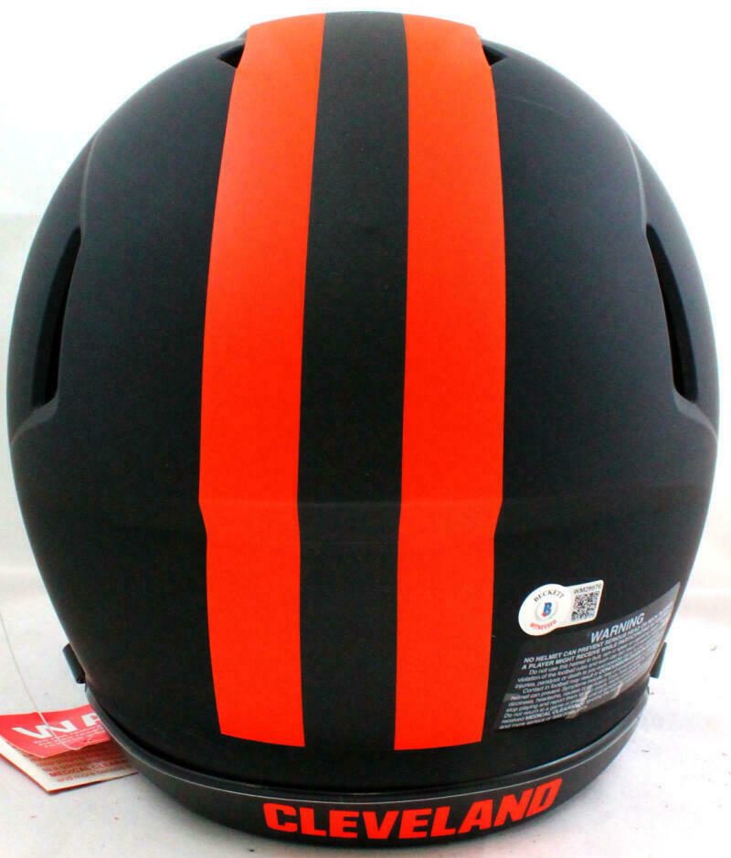 Baker Mayfield Cleveland Browns Signed F/S Eclipse Authentic Helmet (BAS COA)
