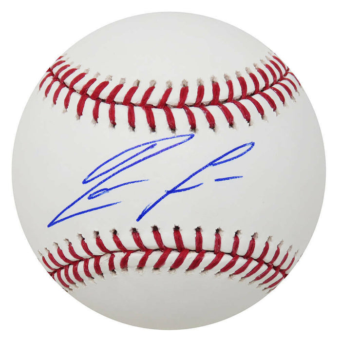 Autographed/Signed Ronald Acuna Jr. Atlanta White Retro Baseball