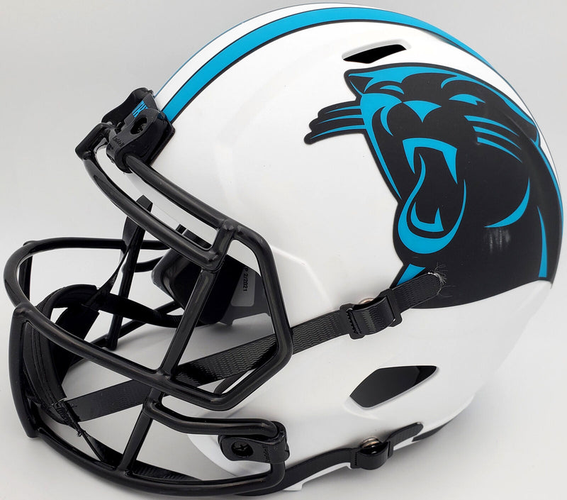 SAM DARNOLD CAROLINA PANTHERS SIGNED LUNAR ECLIPSE FULL SIZE HELMET (BAS COA)