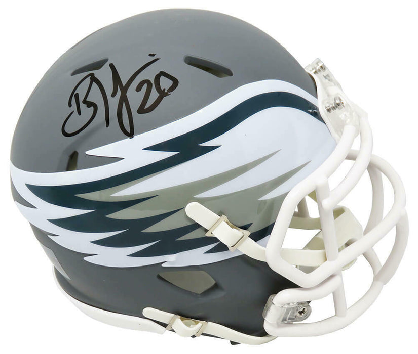 Brian Dawkins Philadelphia Eagles Signed Eagles AMP Riddell Speed Mini Helmet (SCHWARTZ)