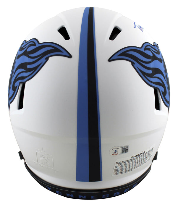 A.J. Brown Tennessee Titans Signed "Titan Up" Lunar Full Size Speed Proline Helmet (BAS COA), , 