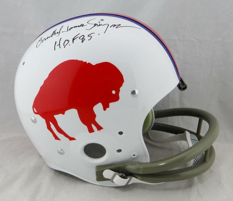 O.J. Simpson Buffalo Bills Signed F/S Authentic 65-73 TB Helmet W/ 7 S —  Ultimate Autographs