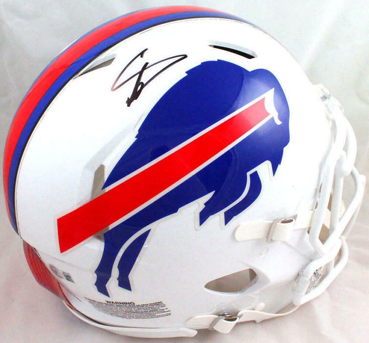 Stefon Diggs Buffalo Bills Signed 2021 FS Speed Authentic Helmet (BAS COA)