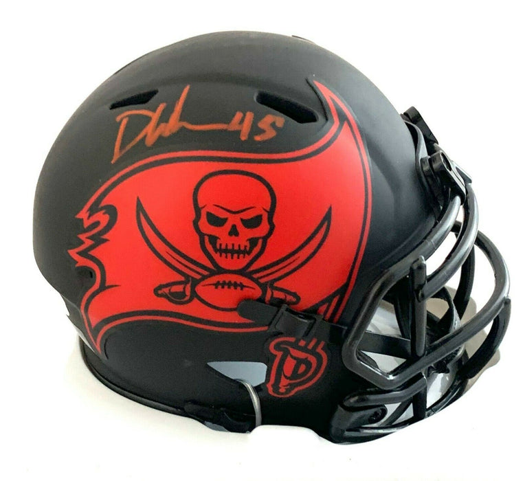 Devin White Tampa Bay Buccaneers Signed Buccaneers Eclipse Mini Helmet (BAS COA)