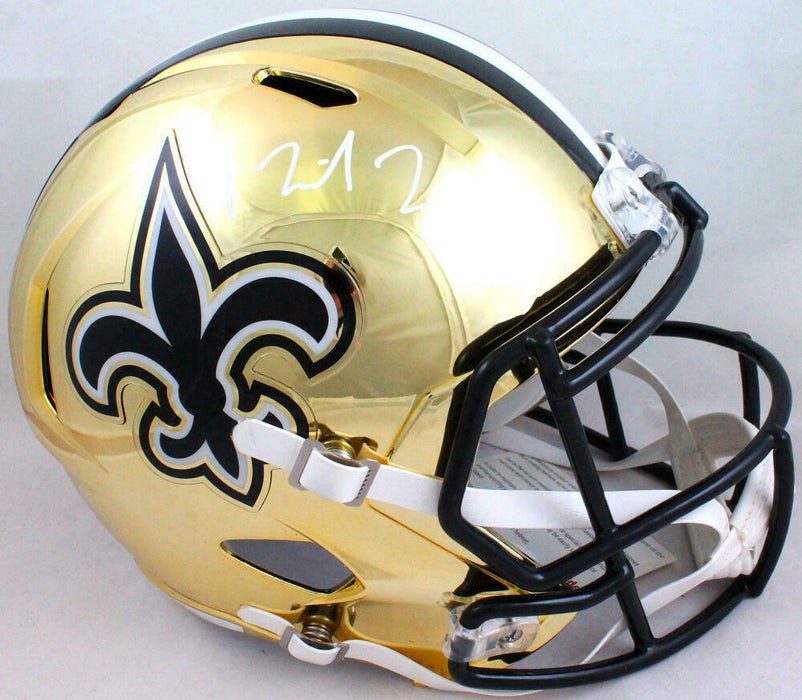 Michael Thomas New Orleans Saints Signed New Orleans Saints Chrome Full-sized Helmet (BAS COA)