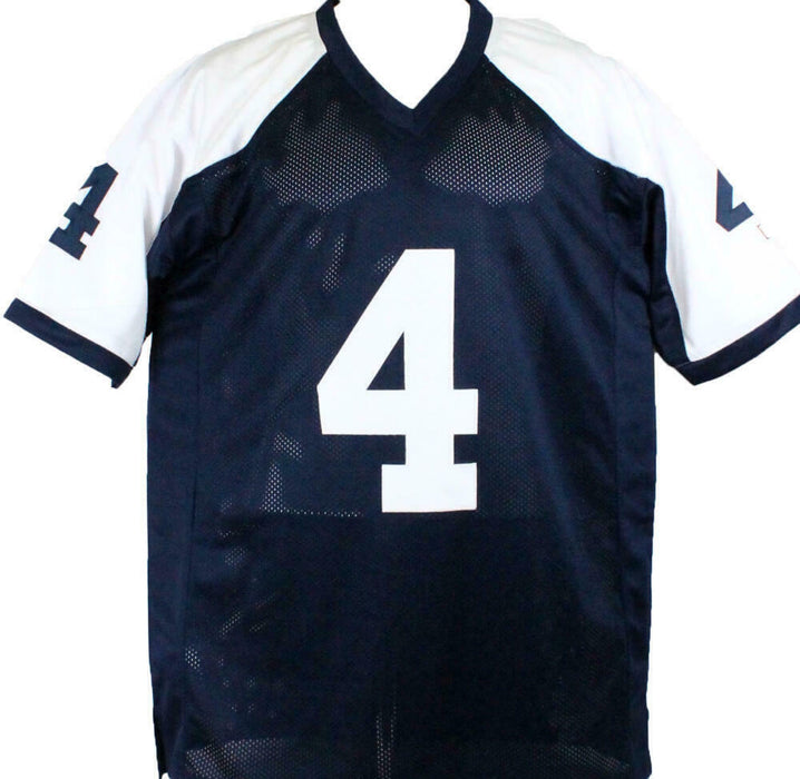 Dak Prescott Autographed Dallas Cowboys 16x20 PF Scramble White Jersey –  The Jersey Source