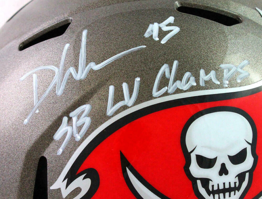 Devin White Tampa Bay Buccaneers Signed F/S Speed Helmet W/ Insc (BAS COA)