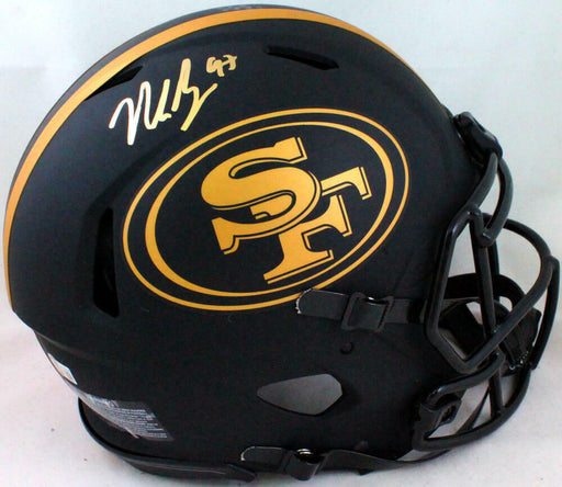 San Francisco 49ers Nick Bosa Black Golden Jersey