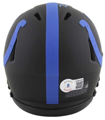 Kwity Paye Indianapolis Colts Signed Eclipse Speed Mini Helmet BAS COA (Baltimore)