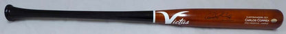 CARLOS CORREA AUTOGRAPHED HOUSTON ASTROS BLACK VICTUS GAME MODEL BAT 149413 (BAS COA)