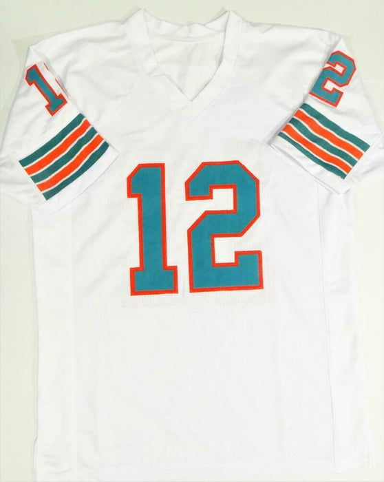 Bob Griese Autographed White Pro Style Jersey (JSA COA)