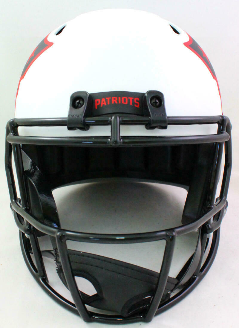 Rodney Harrison New England Patriots Autographed NE Patriot Lunar Speed F/S Helmet- (BAS COA)