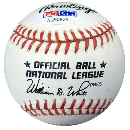 Whitey Lockman Authentic Autographed Signed NL Baseball Giants PSA/DNA AB50829