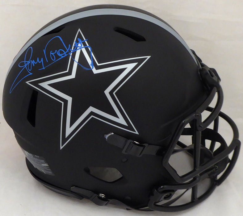 Tony Dorsett Dallas Cowboys Signed Eclipse Full Size Auth Helmet (BAS COA)
